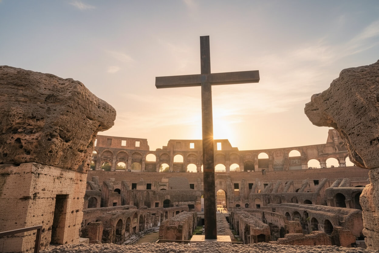 Arena des Kolosseums in Rom